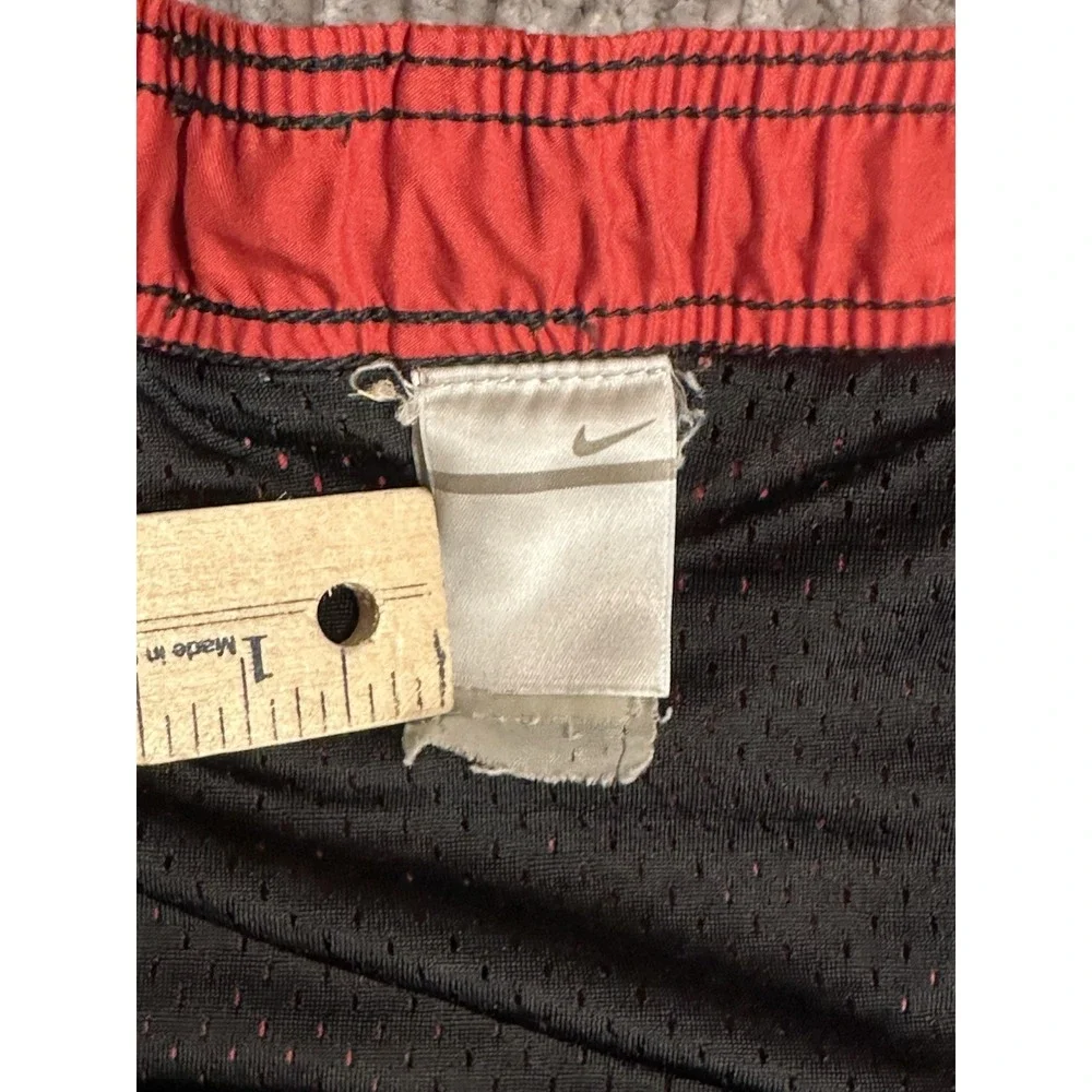 Vintage 90's Nike Men's Sz XXL Center Swoosh Swim Trunks Red Swimming